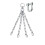 5ft Punch bag set Filled Gloves Bracket Chain Skipping rope 4