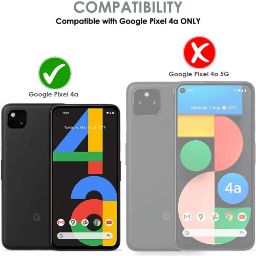 Techgear TECHGEAR [2 Pack Screen Protectors fit Google Pixel 4a [Screen Angel Edition] [Case Friendly] [Bubble Free] [FULL Screen... 1