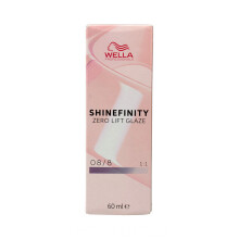 Värjäys puolipermanentin - Wella - Shinefinity Blue Pearl 08/8 - Vaalea Helmiäinen - 60ml - Neste
