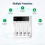 HiQuick LCD 4-slot Battery Charger for AA & AAA Rechargeable Batteries, Type C and Micro USB Input, Fast Charging Function,... 6