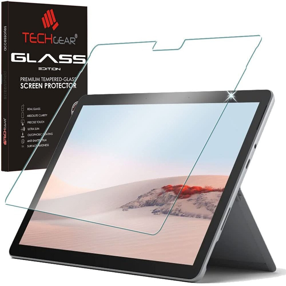 Techgear Glass Edition Screen Protector Fits Microsoft Surface Go 3 & Surface Go 2 10.5", Genuine Tempered Glass Screen...