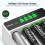 HiQuick LCD 4-slot Battery Charger for AA & AAA Rechargeable Batteries, Type C and Micro USB Input, Fast Charging Function,... 3