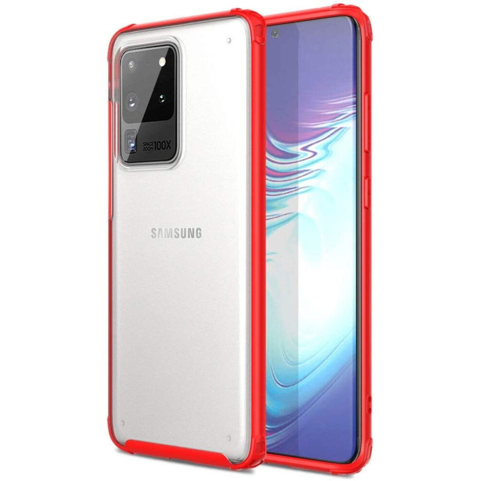 Techgear Galaxy S20 Ultra Case [Fusion Fx Case] Slim & Tough, Shockproof, Protective, Fused Gel Bumper & Hard Back... Light