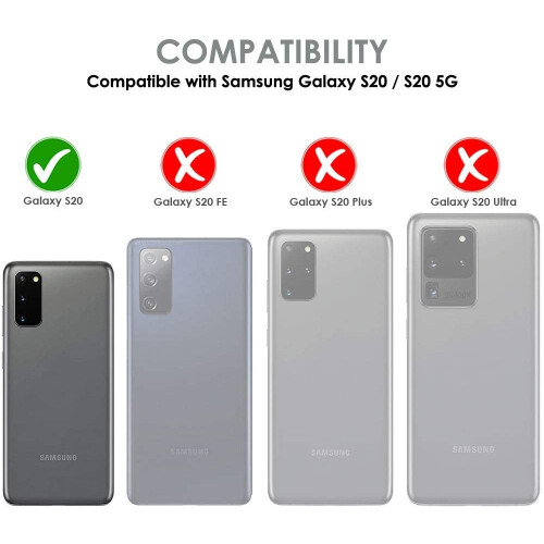 Techgear TECHGEAR [3 Pack Screen Protector fits Samsung Galaxy S20 [Screen Angel Edition] [In-Display Fingerprint Support][Case... 1