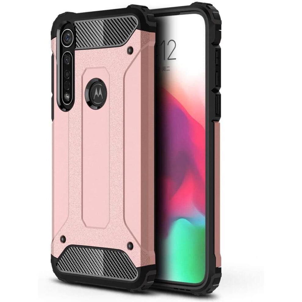 TECHGEAR Moto G8 Plus Case [Tough Armoured] ShockProof Dual-Layer Protective Heavy Duty Tough Hard Back Case Cover Compatible...