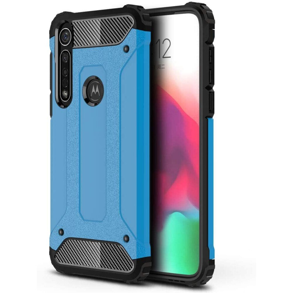 TECHGEAR Moto G8 Plus Case [Tough Armoured] ShockProof Dual-Layer Protective Heavy Duty Tough Hard Back Case Cover Compatible...