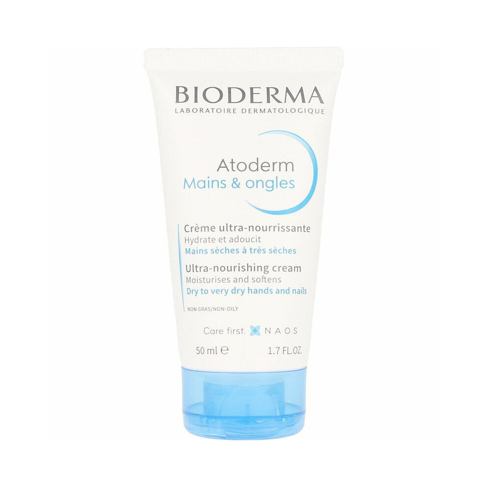 Intense Nutrition Cream Bioderma Atoderm Nails Hands (50 ml)