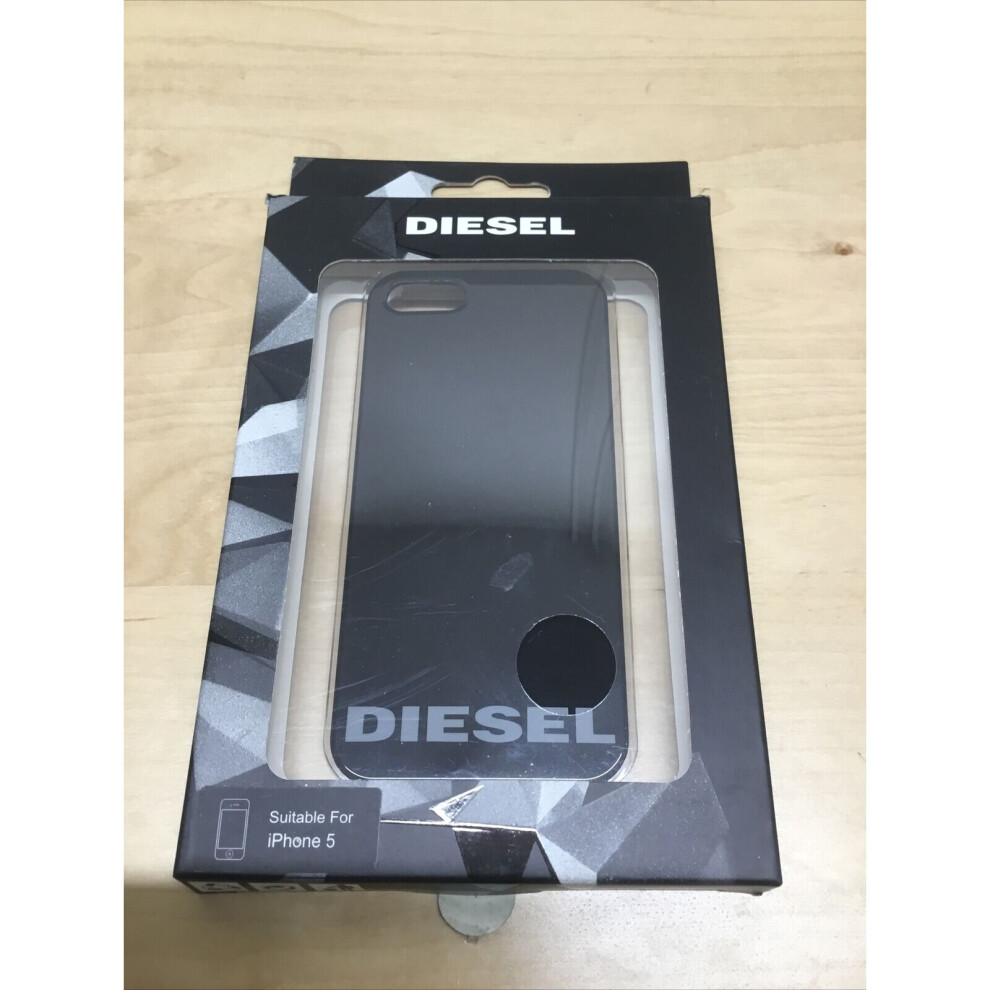DIESEL Hard Shell Black Phone Case For Iphone 5 New