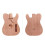 Electric Guitar Body Solid Wood DIY Accessory Natural Color 5