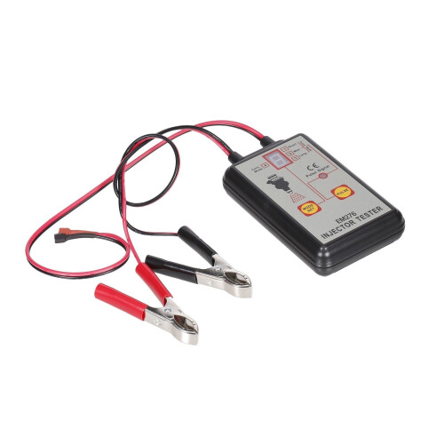 EM276 Auto Injector Tester 4 Pluse Modes Fuel Flush Cleaner Adapter Cleaning Tool Kit 1
