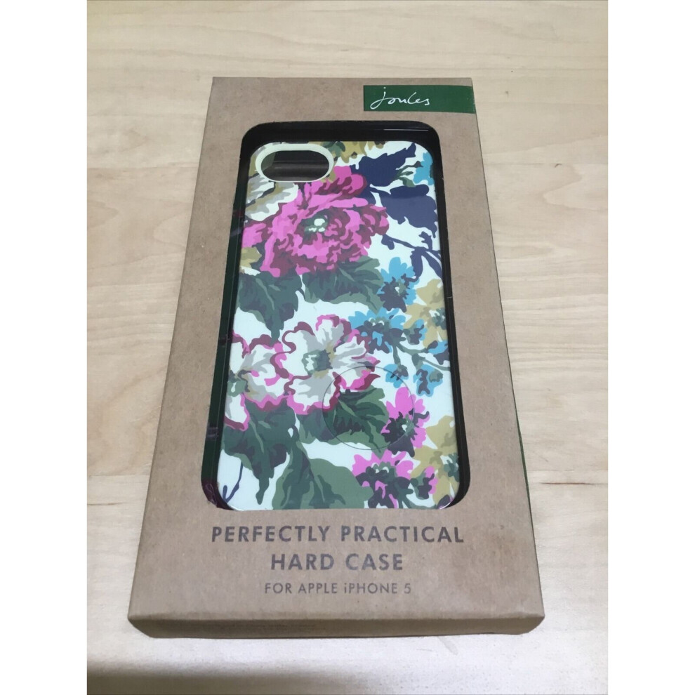 Joules Hard Shell Floral Protective Case For Iphone 5 Models New