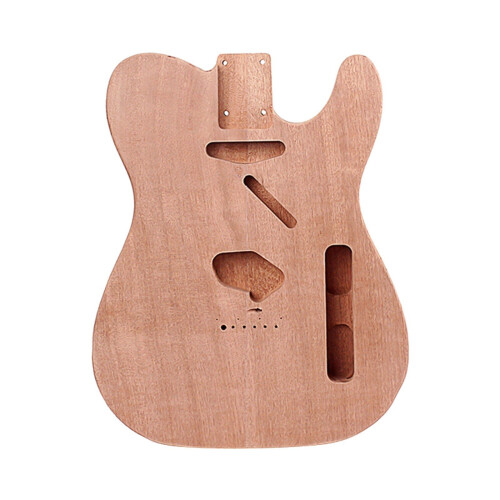 Electric Guitar Body Solid Wood DIY Accessory Natural Color 1