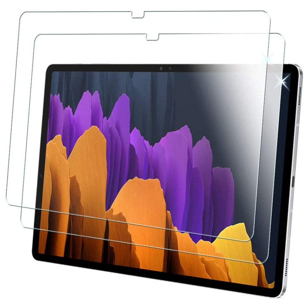 Techgear [2 Pack Galaxy Tab S7 Plus / S7+ 12.4" Glass Edition (Sm-T970, Sm-T975, Sm-T976), Tempered Glass Screen Protector [9H...