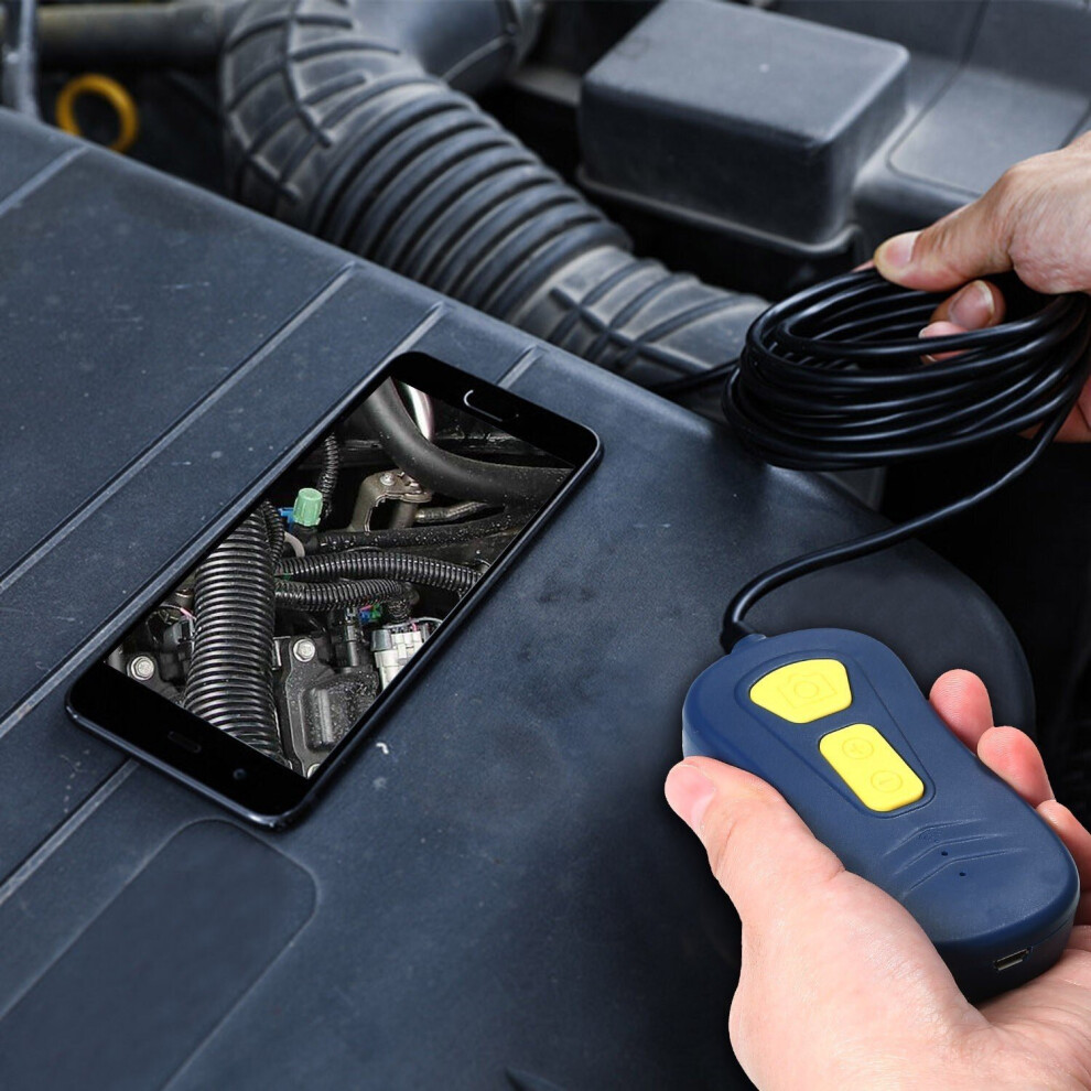 Wireless Endoscope Wifi Borescope Snake Camera Ip67 Waterproof Hd Inspection With 6 Led Lights 3654657798369