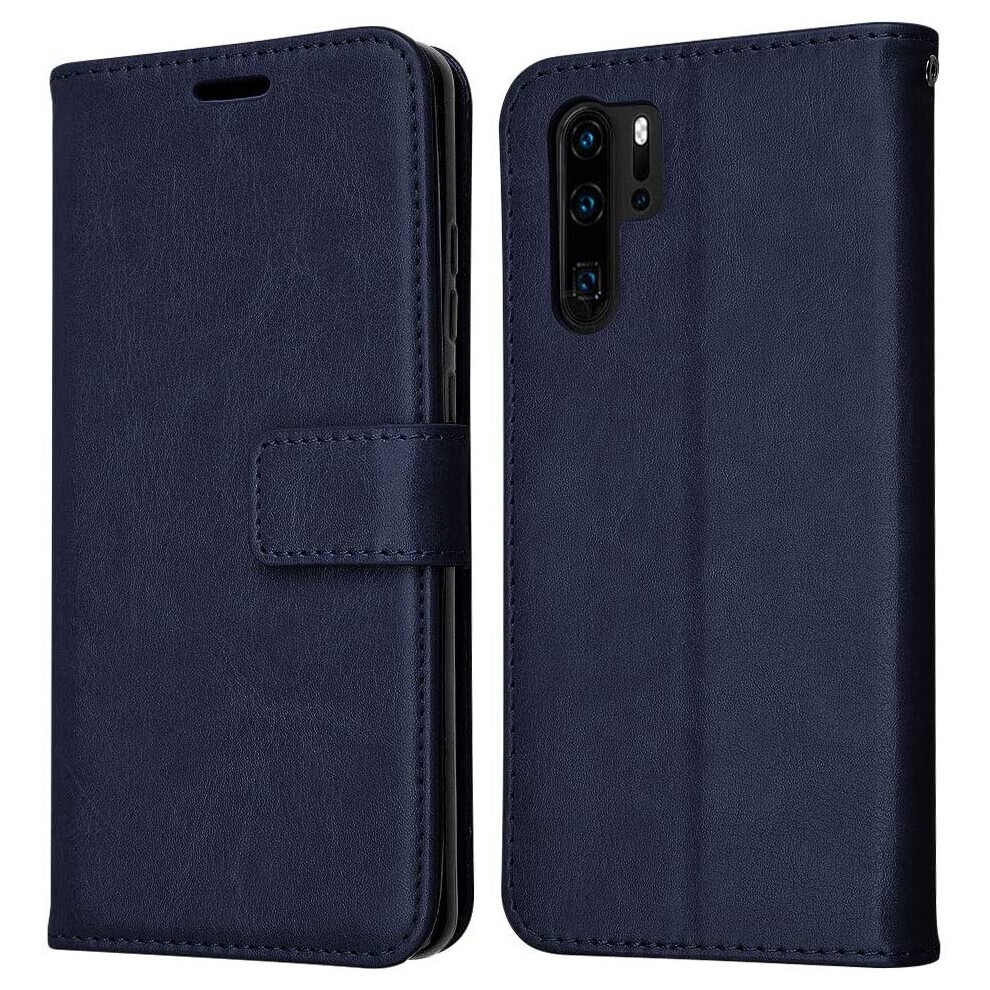 TECHGEAR Compatible with Huawei P30 Pro Leather Wallet Case, Flip Protective Case Cover with Card Slots, Kickstand and Wrist...