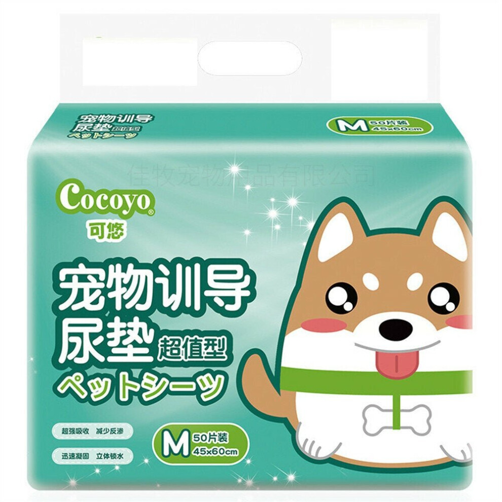 (M) Non-woven Fabric Wood Pulp Pet Training Diaper Water Proof Strong Absorption Instant Solidification