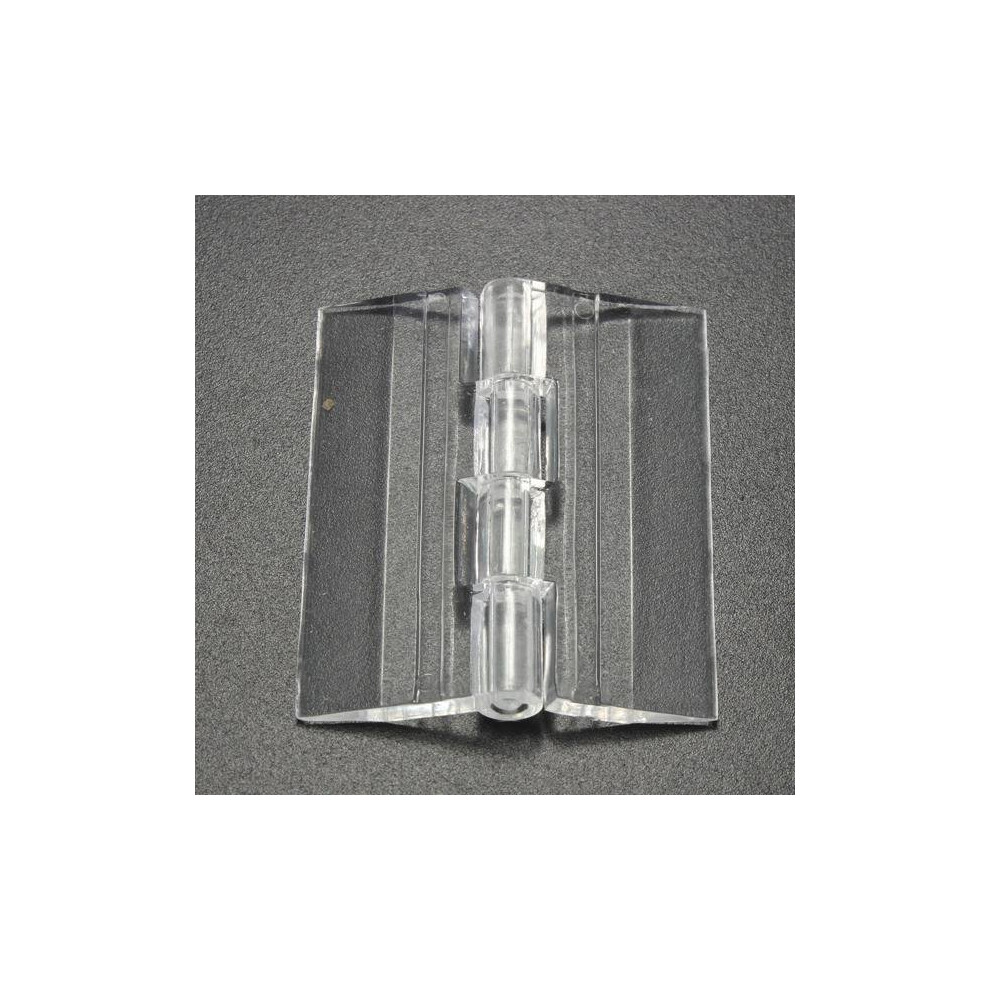 45x38mm Door Window Clear PMMA Acrylic Folding Hinge Plexiglass