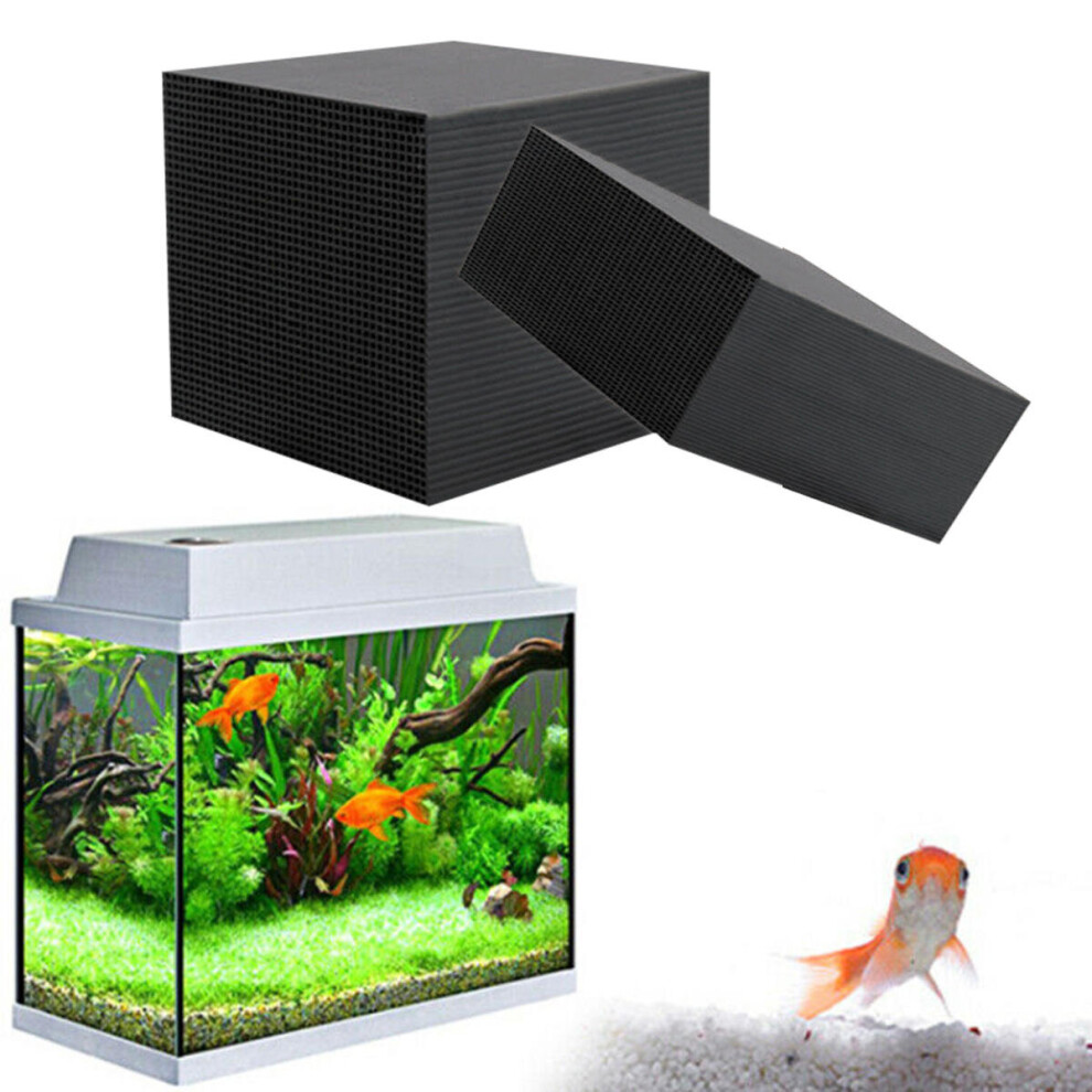 10x10x10cm Water Purifier Cube Eco-Aquarium Activated Carbon Clean Filter