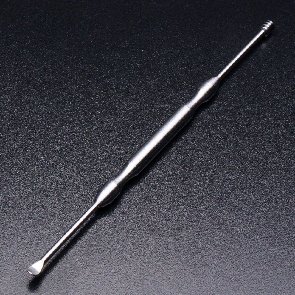 Greenzech (2) Stainless Steel Earpick Wax Remover Curette Cleaner