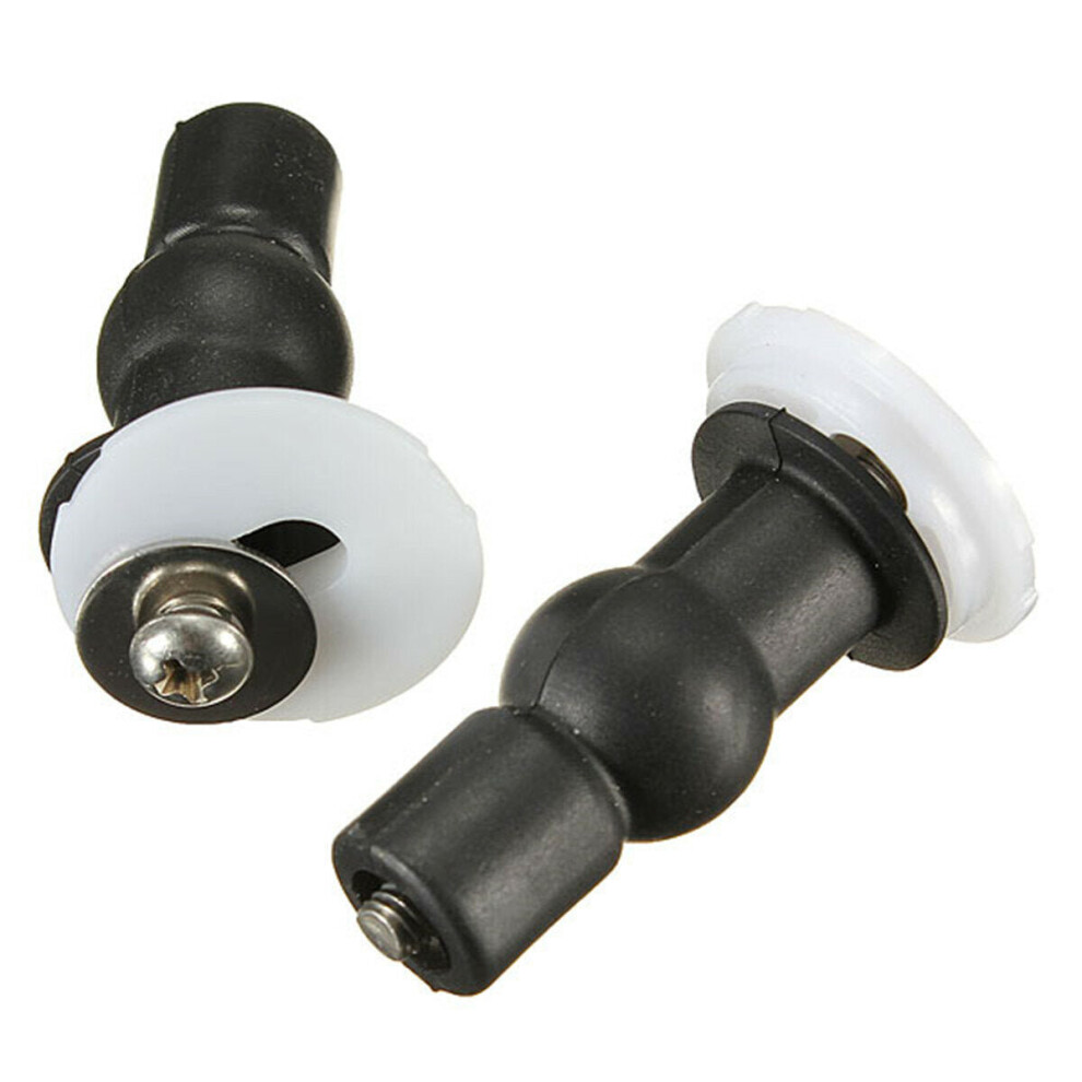 1 Pair Wc Toilet Seat Hinges Commode Cover Screw Well Nuts Blind Hole Fixings 3654659442284