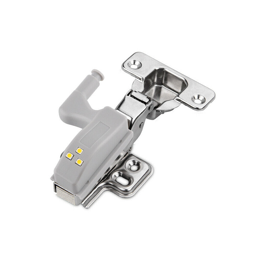 10Pcs LED Sensor Hinge Light Under Cabinet Light Cupboard Inner Hinge Lamp for Wardrobe Closet Kitchen Night Light