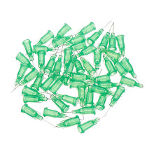 (20G) 50Pcs/Set 1/2'' Blunt Tip Dispensing Needle w/ Clear Protector for Syringe Refilling and Measuring Liquid Industrial Glue Applicator Different Gauge