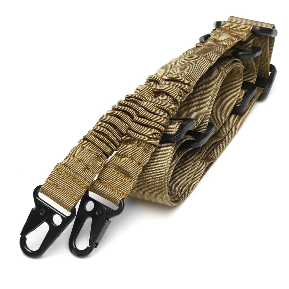 (Yellow) EDC 2 Point Sling Multi-Use Two Point Gun Sling String Clip Sling CS Tactics Gadget 2.16m