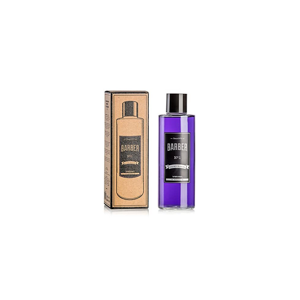 Barber Marmara No.1 Cologne Men Splash In Glass Flacon 1X 500Ml - Aftershave Men - Eau De Cologne - Barbershop Fragrance