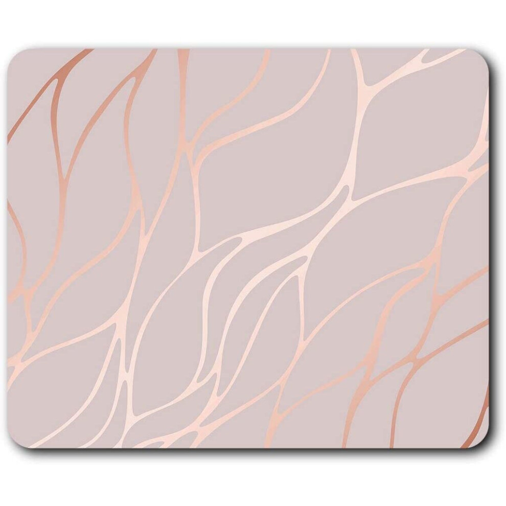 Destination-Vinyl-Ltd Gold Rose Marble Effect Mouse Mat Pad Computer Pc Laptop Gaming Office Home Desk Accessory Gadget 2452