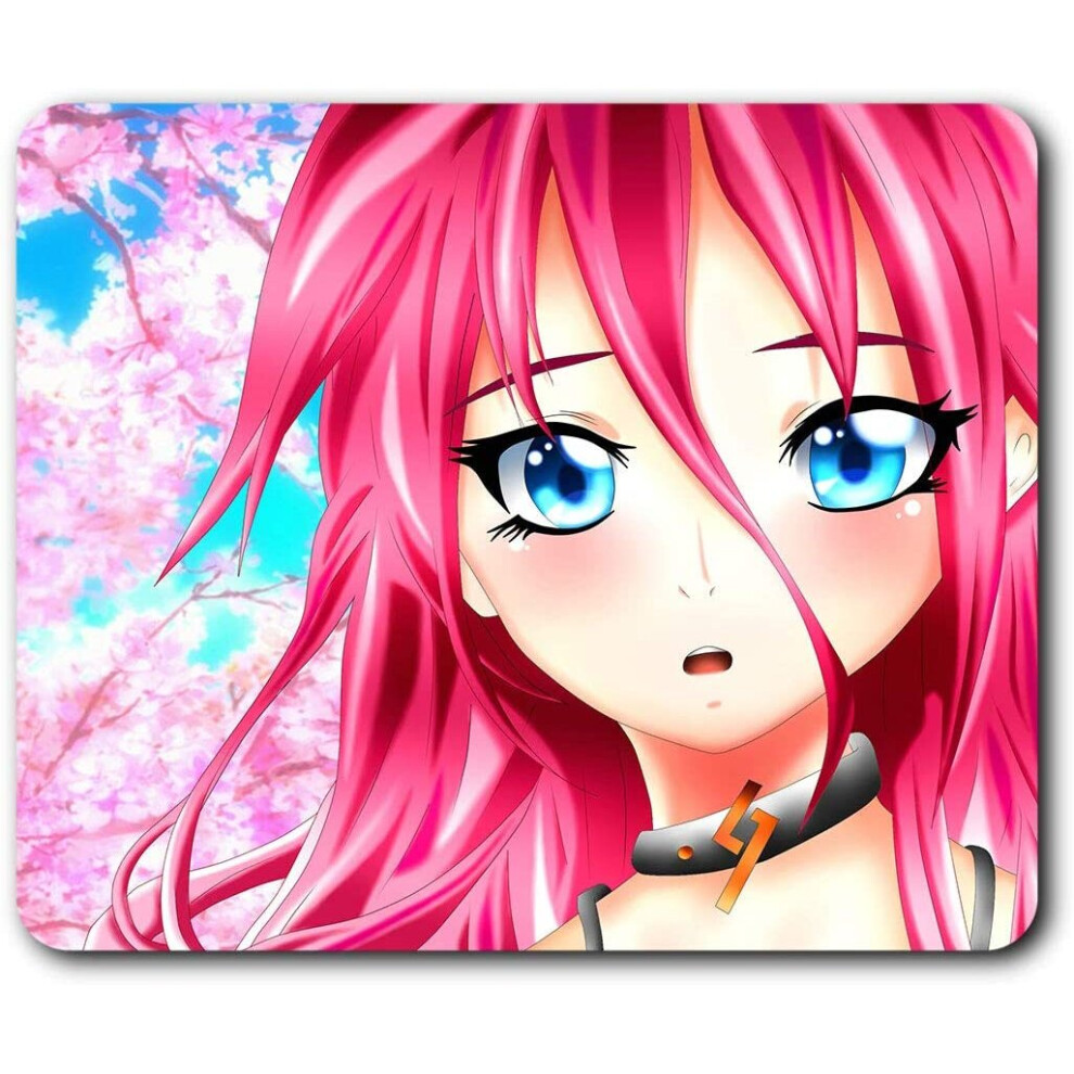 Comfortable Mouse Mat - Anime Manga Face Japanese 23.5 X 19.6 Cm (9.3 X 7.7 Inches) For Computer & Laptop, Office, Non-Slip... 7625998901806