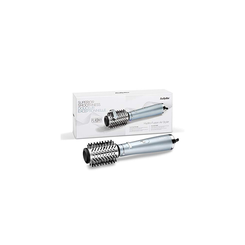BaByliss AS773E Hydro Fusion Super Ion Hot Air Brush 800g Ice Blue