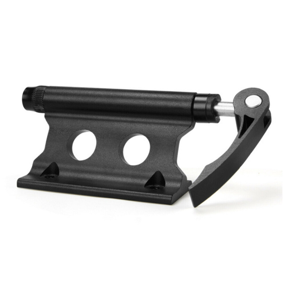 (Black) Bike Front Fork Stand Quick Release Holder Fixed Clamp