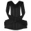 (black, S) Lumbar Upper Lower Back Support Strap Belt Adjustable Posture Corrector Shoulder Relief Brace 2