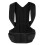 (black, M) Lumbar Upper Lower Back Support Strap Belt Adjustable Posture Corrector Shoulder Relief Brace 7