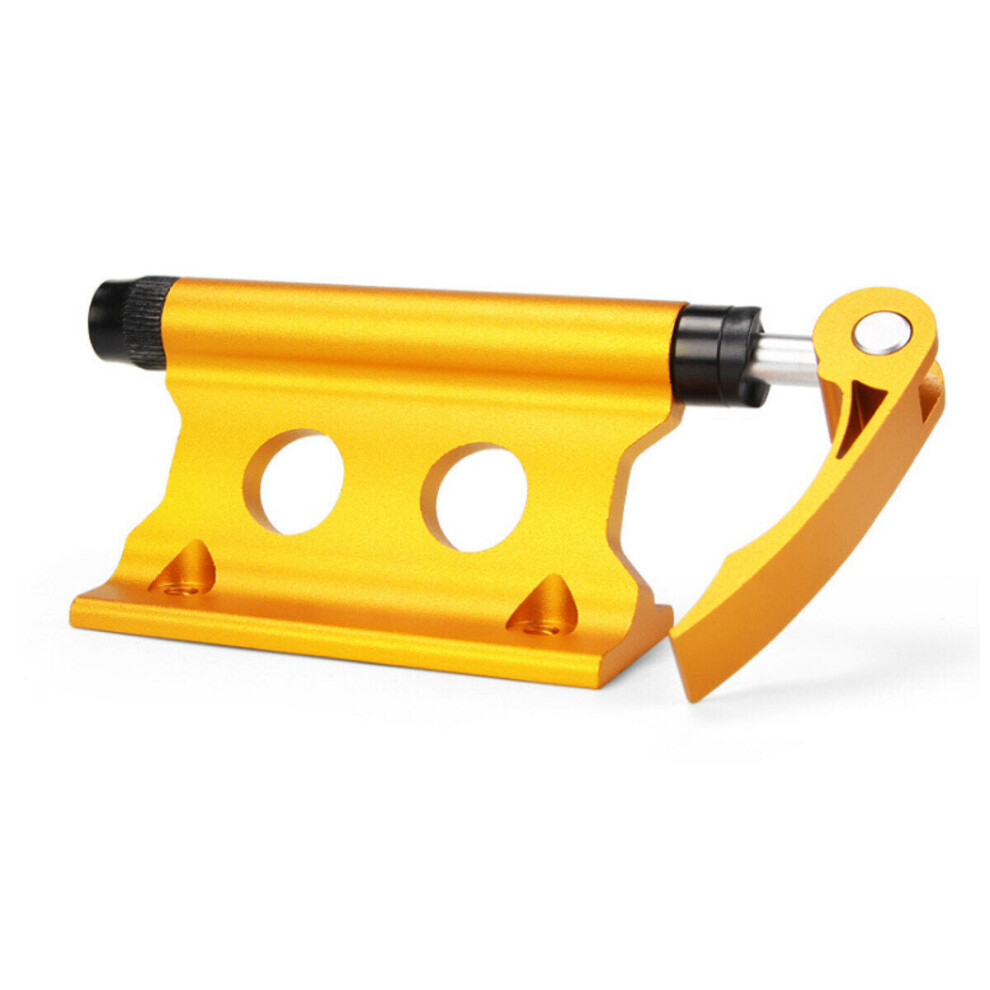 (Yellow) Bike Front Fork Stand Quick Release MTB Road Bike Fork Holder Bicycle Fixed Clamp Car Travel Bicycle Accessories