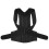 (black, M) Lumbar Upper Lower Back Support Strap Belt Adjustable Posture Corrector Shoulder Relief Brace 8