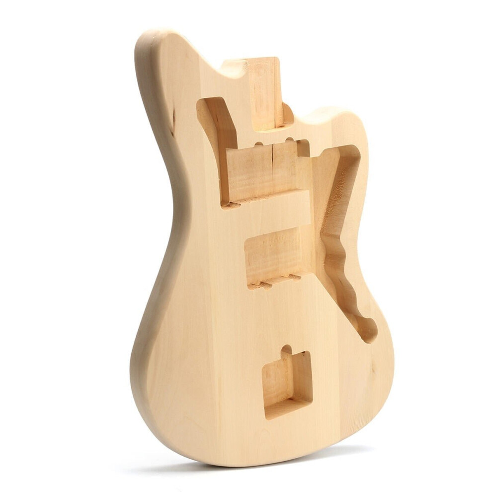 DIY Unfinished Basswood Electric Guitar Body Kit Set For 6 String Guitar Musical Instrument-image-OPC-P995W8T-NEW