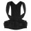 (black, S) Lumbar Upper Lower Back Support Strap Belt Adjustable Posture Corrector Shoulder Relief Brace 14