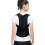 (black, S) Lumbar Upper Lower Back Support Strap Belt Adjustable Posture Corrector Shoulder Relief Brace 4