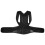 (black, S) Lumbar Upper Lower Back Support Strap Belt Adjustable Posture Corrector Shoulder Relief Brace 10