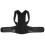 (black, M) Lumbar Upper Lower Back Support Strap Belt Adjustable Posture Corrector Shoulder Relief Brace 11