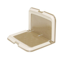 (Coffee) Dog Toilet Foldable Potty Portable Dog Training Pet Toilet Pad Holder