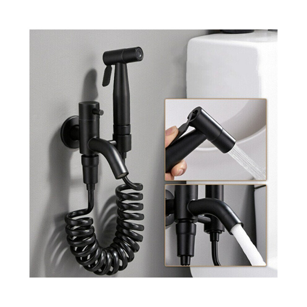 Stainless Steel Handheld Bidet Sprayer For Toilet Diaper Bidets Attachment Dual Function Shattaf With Hose Cleaning Tools Set 3654659430250
