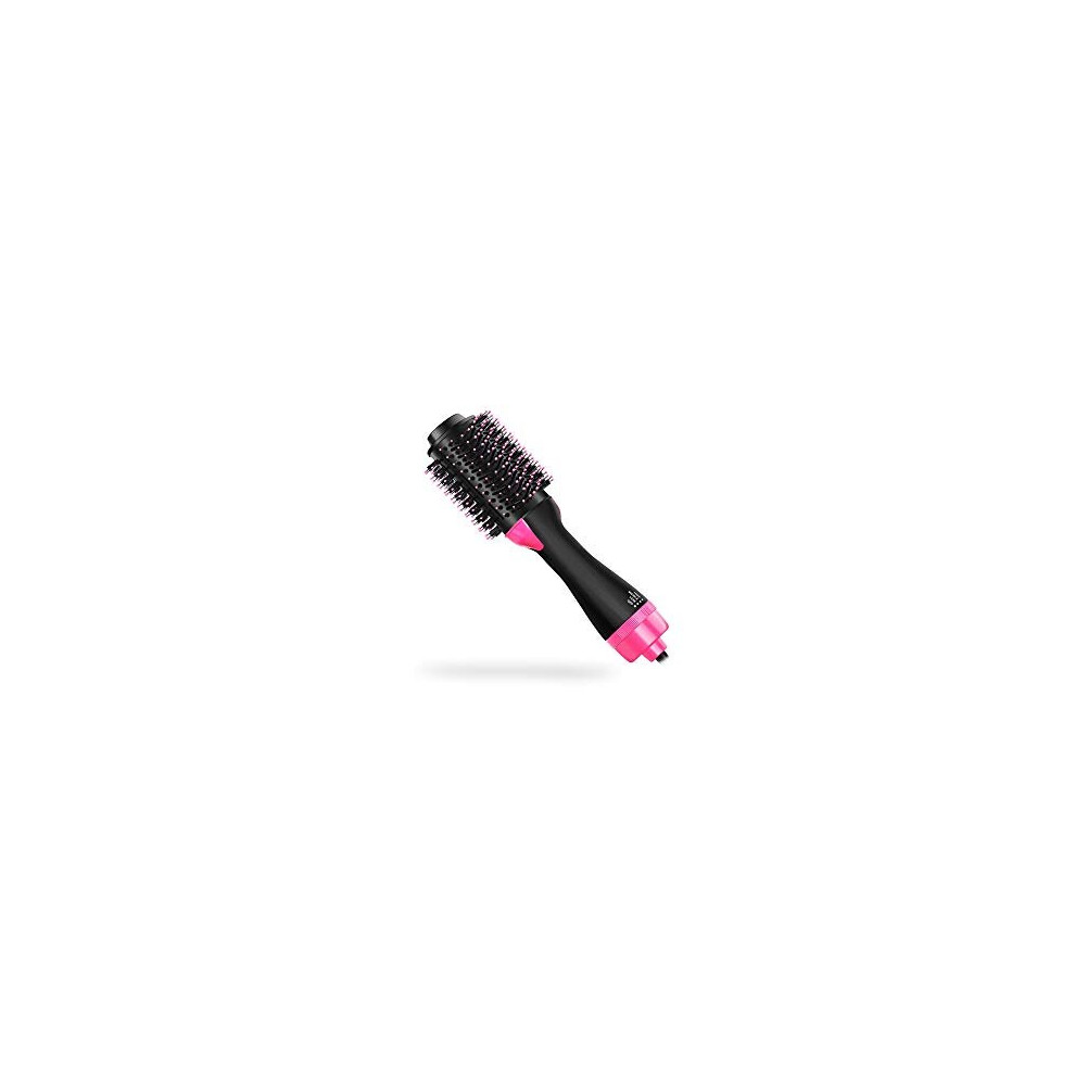 Suq Hair Dryer Brush, Hot Air Brush, Negative Ionic Curler Straightening Comb, Hot Air Styler Volumizer Brush Anti Scald, Electric Hair Dryer Sty