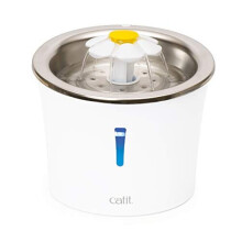Catit Flower Drinking Fountain with Stainless Steel Top