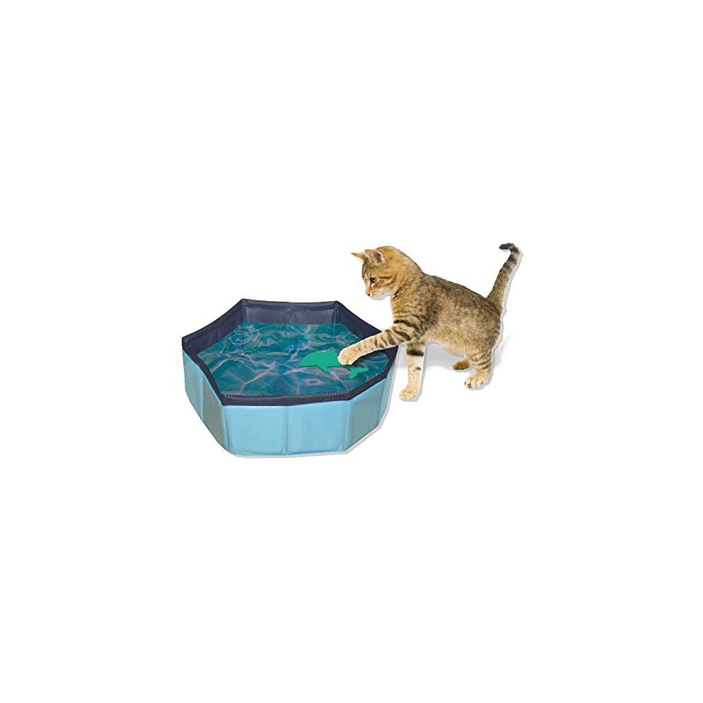 CROCI Swimming Pool Cat Toy, 30 x 10 cm