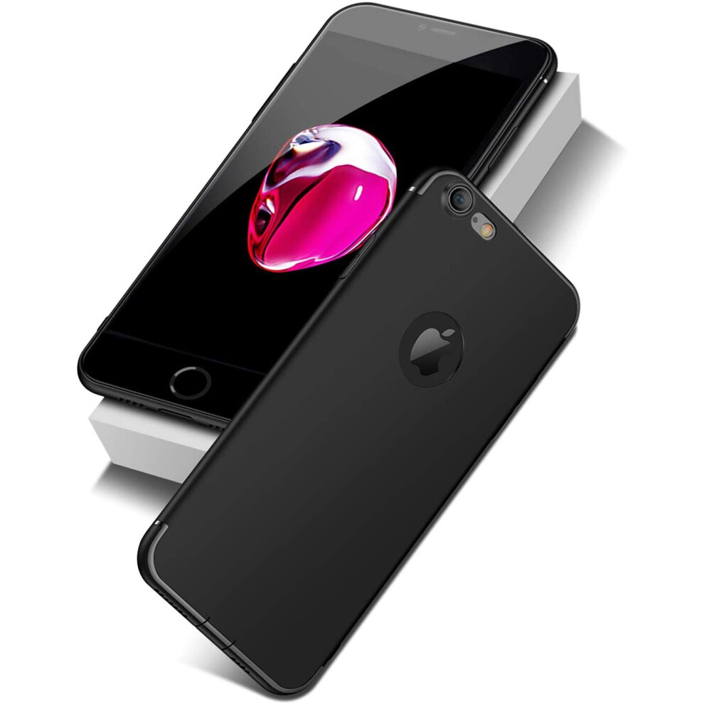 New'c Case For Iphone 7, Iphone 8 (4.7), Silicone [Ultra Thin And Lightweight Gel Tpu Soft] Protective Cover With Shock... Black 3760281988295