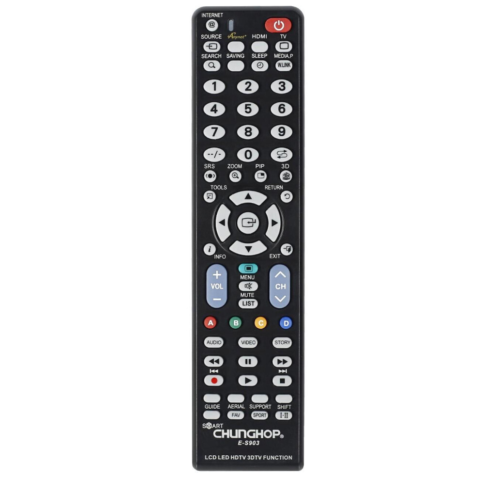 Universal Tv Remote Control For Samsung E-S903 Lcd Led Hdtv 3654659406897