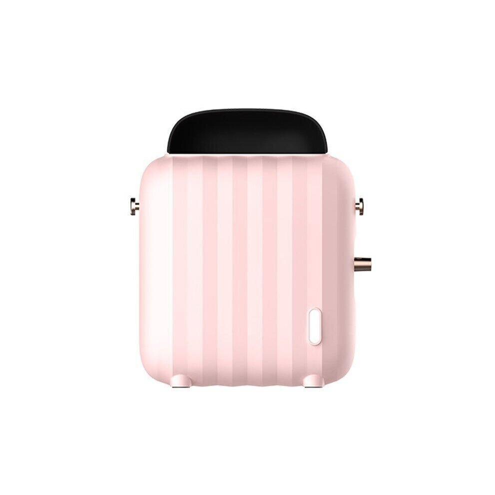 (Pink) Creative Gift Bread Heater 220V 300W Portable Electric Heater for Dormitory Office Home