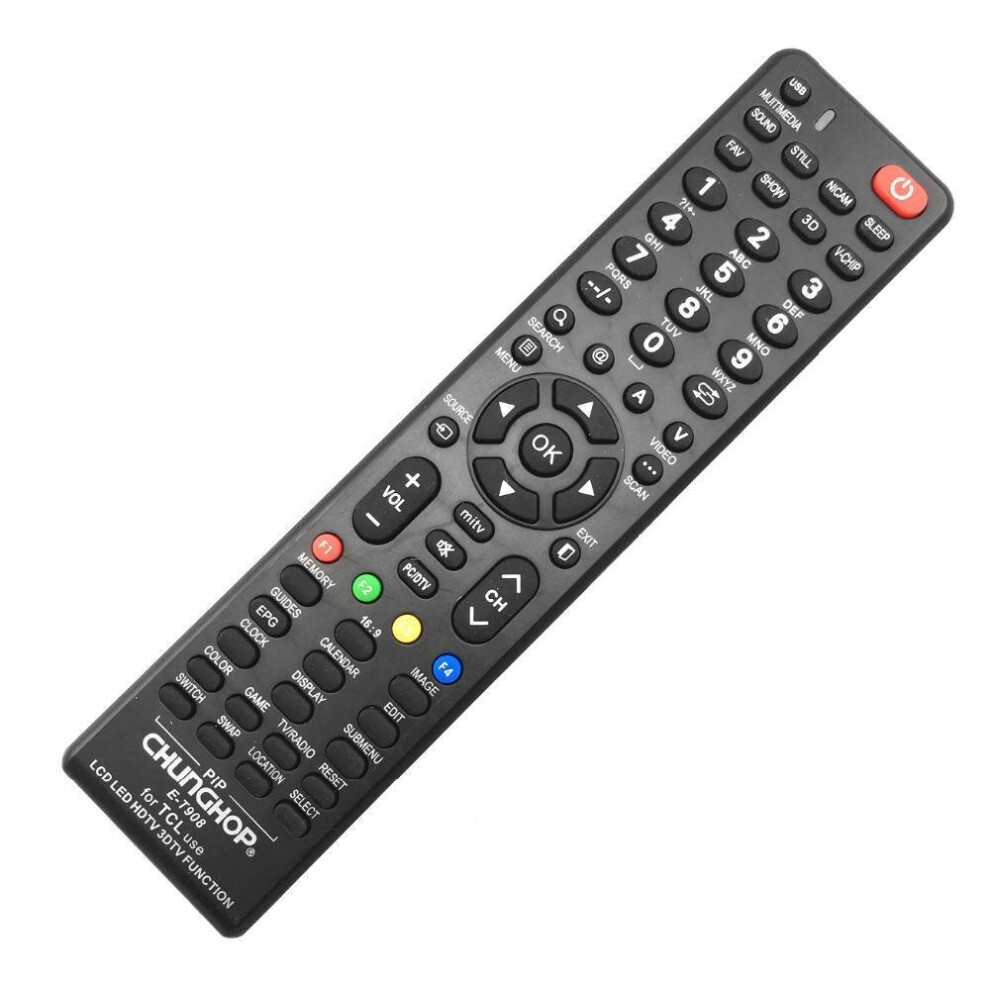 TV Remote Control for TCL LCD LED HDTV 3D SMART TV